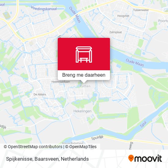 Spijkenisse, Baarsveen kaart