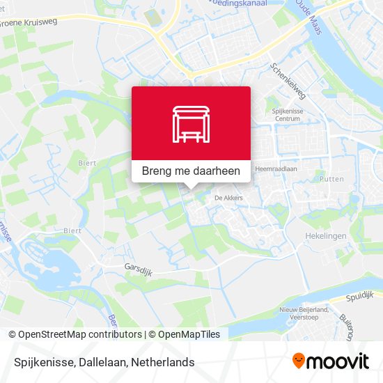 Spijkenisse, Dallelaan kaart