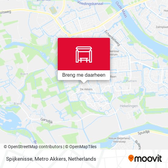 Spijkenisse, Metro Akkers kaart