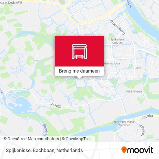 Spijkenisse, Bachbaan kaart