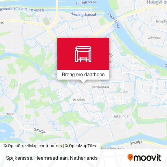 Spijkenisse, Heemraadlaan kaart