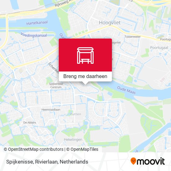 Spijkenisse, Rivierlaan kaart