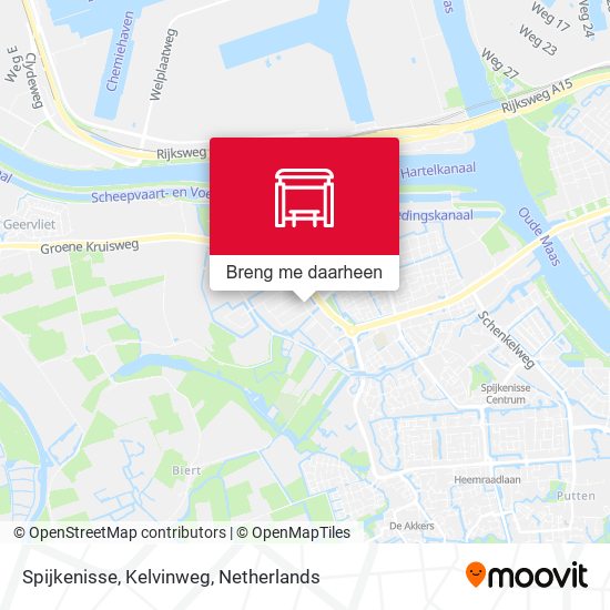 Spijkenisse, Kelvinweg kaart
