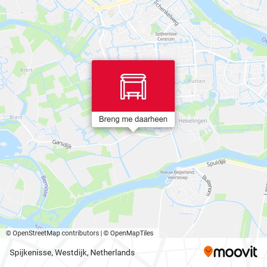 Spijkenisse, Westdijk kaart