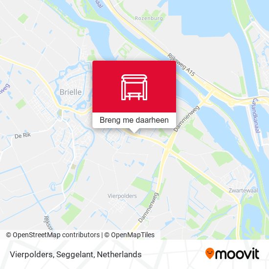 Vierpolders, Seggelant kaart
