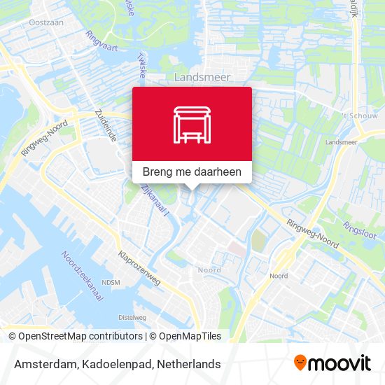 Amsterdam, Kadoelenpad kaart