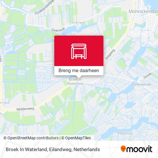 Broek In Waterland, Eilandweg kaart
