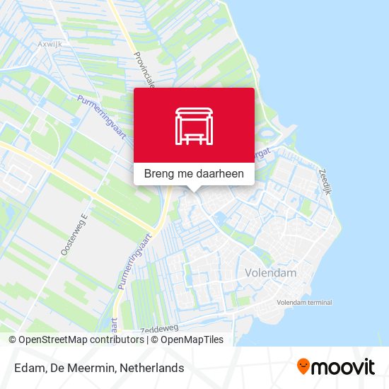 Edam, De Meermin kaart