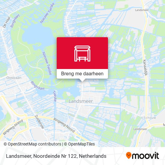 Landsmeer, Noordeinde Nr 122 kaart