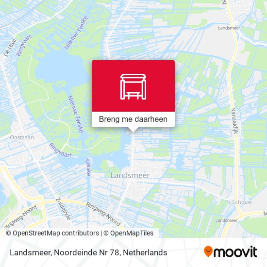 Landsmeer, Noordeinde Nr 78 kaart