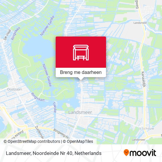 Landsmeer, Noordeinde Nr 40 kaart