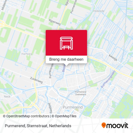 Purmerend, Sternstraat kaart