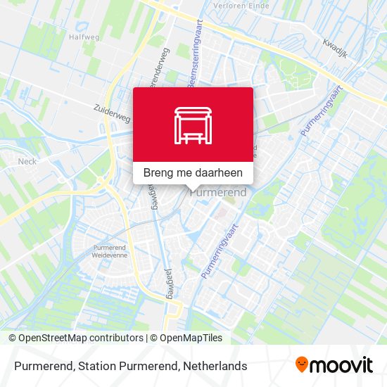 Purmerend, Station Purmerend kaart