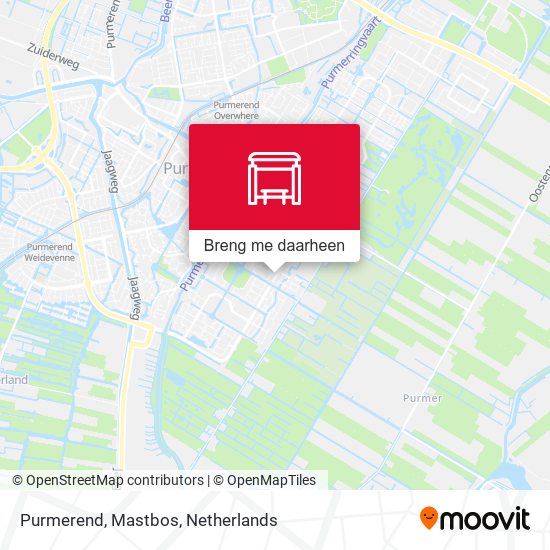 Purmerend, Mastbos kaart