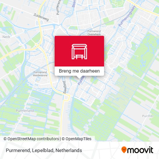 Purmerend, Lepelblad kaart