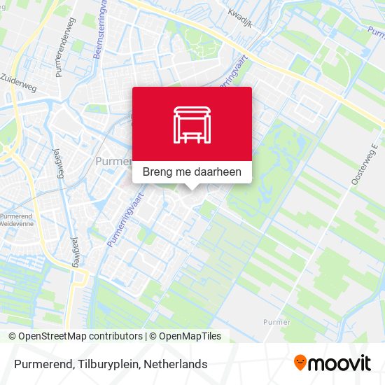 Purmerend, Tilburyplein kaart