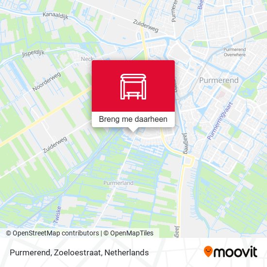 Purmerend, Zoeloestraat kaart