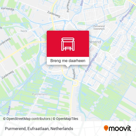 Purmerend, Eufraatlaan kaart