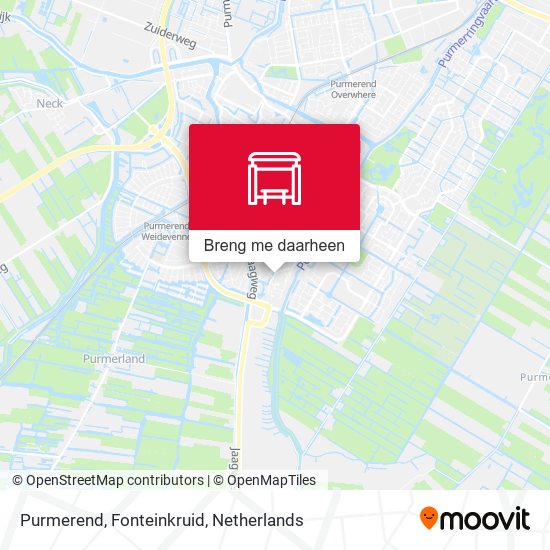 Purmerend, Fonteinkruid kaart