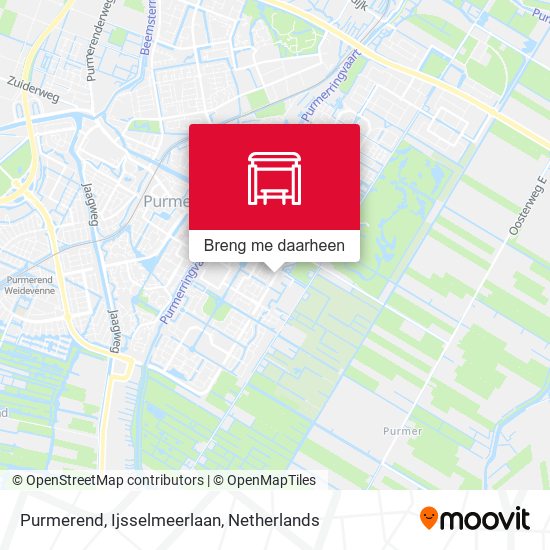 Purmerend, Ijsselmeerlaan kaart