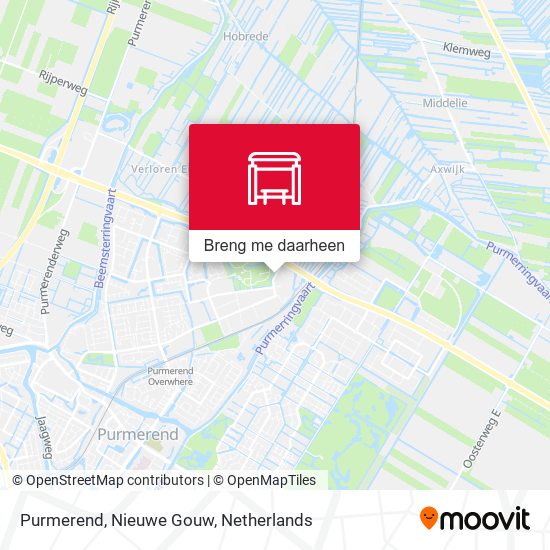 Purmerend, Nieuwe Gouw kaart