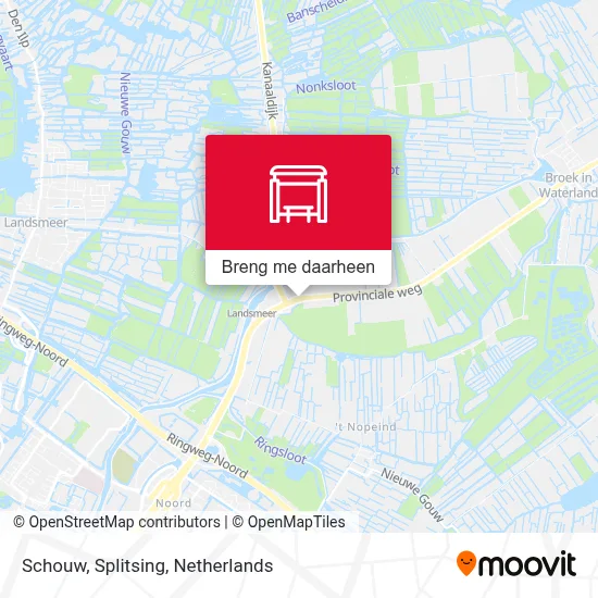 Schouw, Splitsing kaart