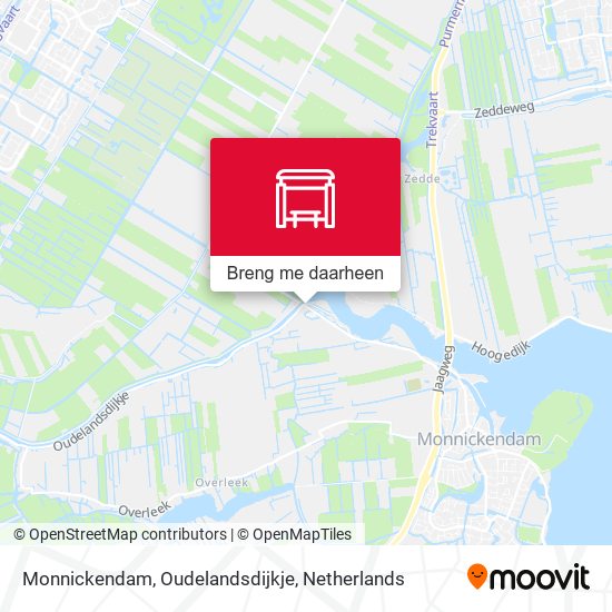 Monnickendam, Oudelandsdijkje kaart