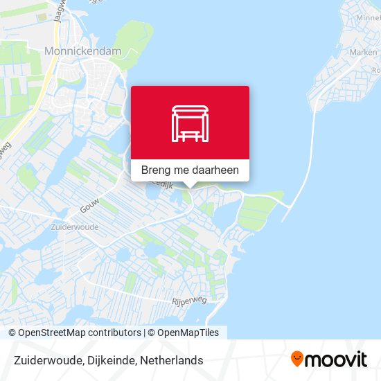 Zuiderwoude, Dijkeinde kaart