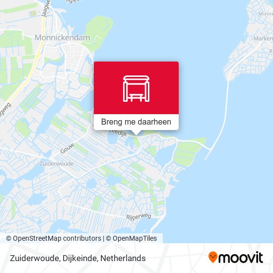 Zuiderwoude, Dijkeinde kaart