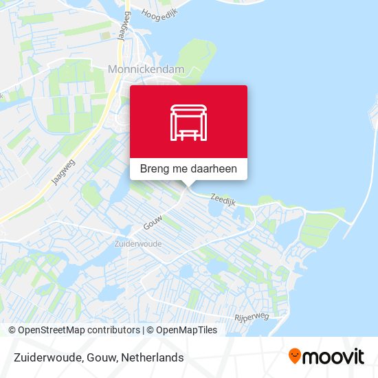 Zuiderwoude, Gouw kaart