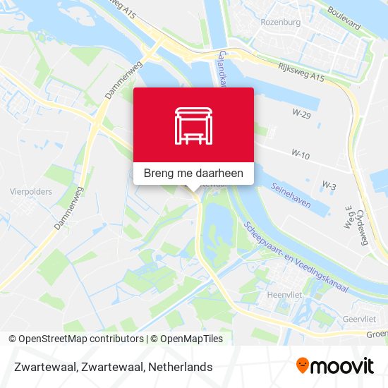 Zwartewaal, Zwartewaal kaart