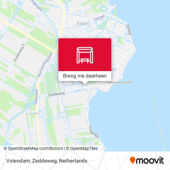 Volendam, Zeddeweg kaart