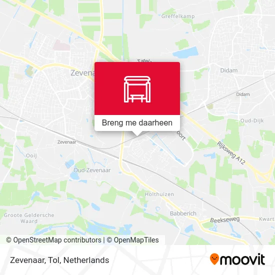 Zevenaar, Tol kaart