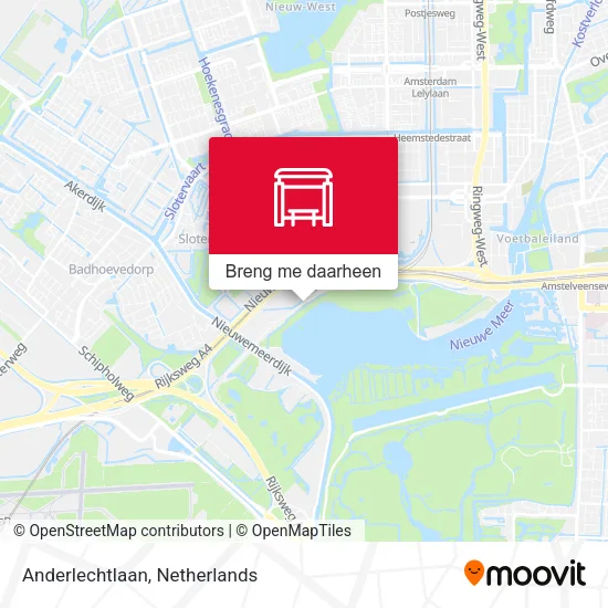 Anderlechtlaan kaart