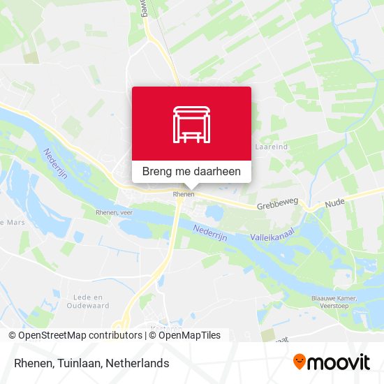 Rhenen, Tuinlaan kaart