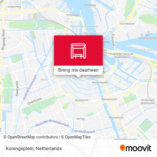 Koningsplein kaart