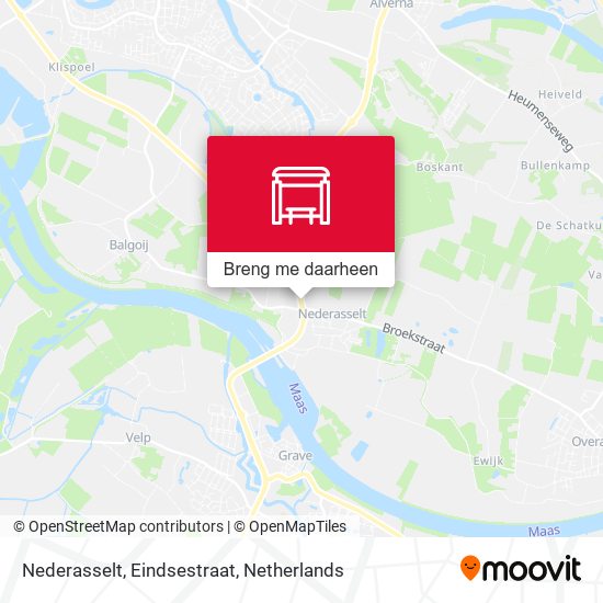 Nederasselt, Eindsestraat kaart
