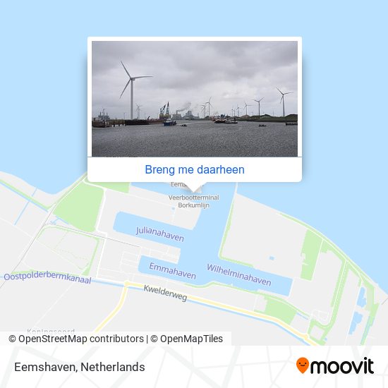 Eemshaven kaart