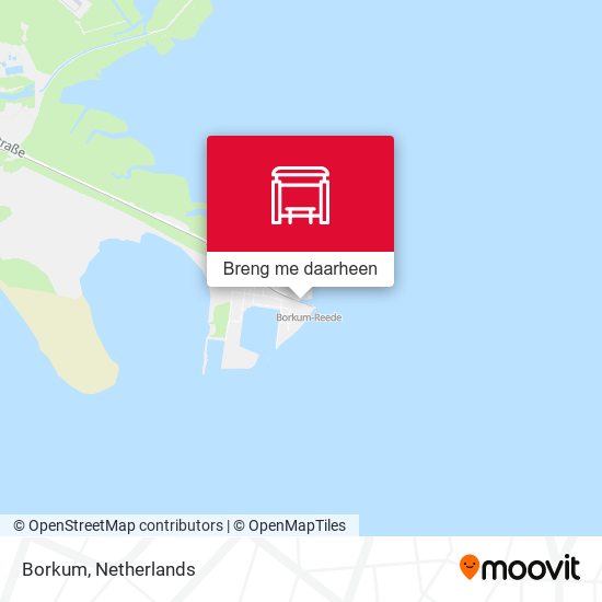 Borkum kaart