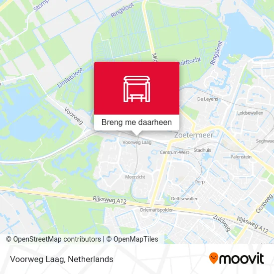 Voorweg Laag kaart