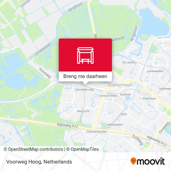 Voorweg Hoog kaart