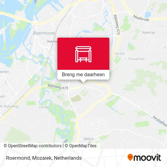 Roermond, Mozaiek kaart