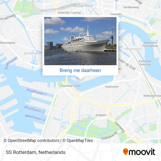 SS Rotterdam kaart