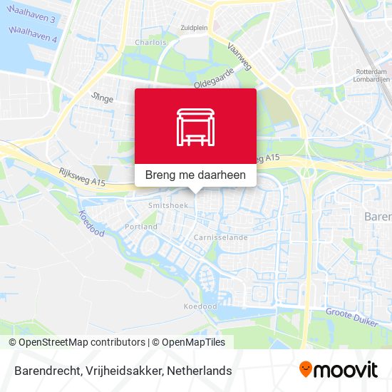 Barendrecht, Vrijheidsakker kaart