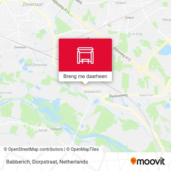 Babberich, Dorpstraat kaart