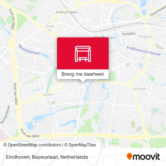Eindhoven, Bayeuxlaan kaart