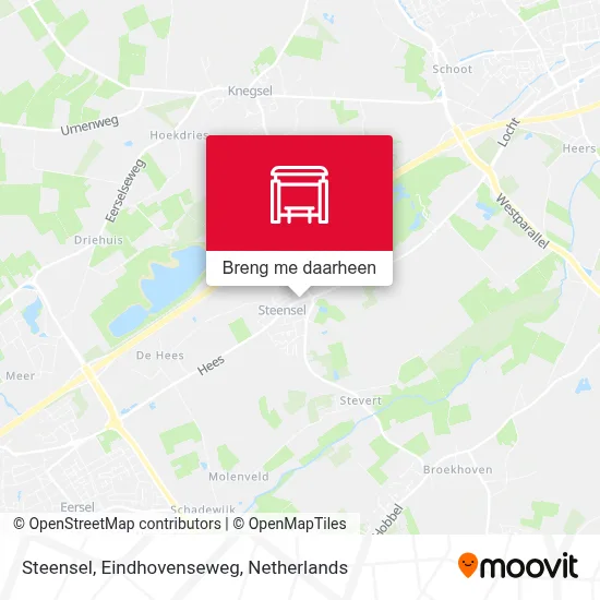 Steensel, Eindhovenseweg kaart