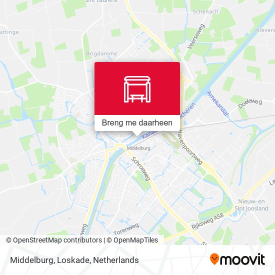 Middelburg, Loskade kaart