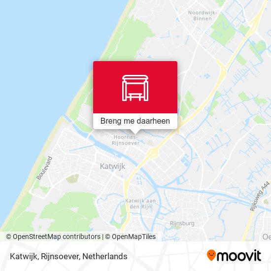 Katwijk, Rijnsoever kaart