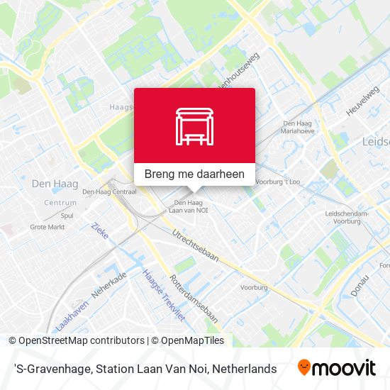 'S-Gravenhage, Station Laan Van Noi kaart